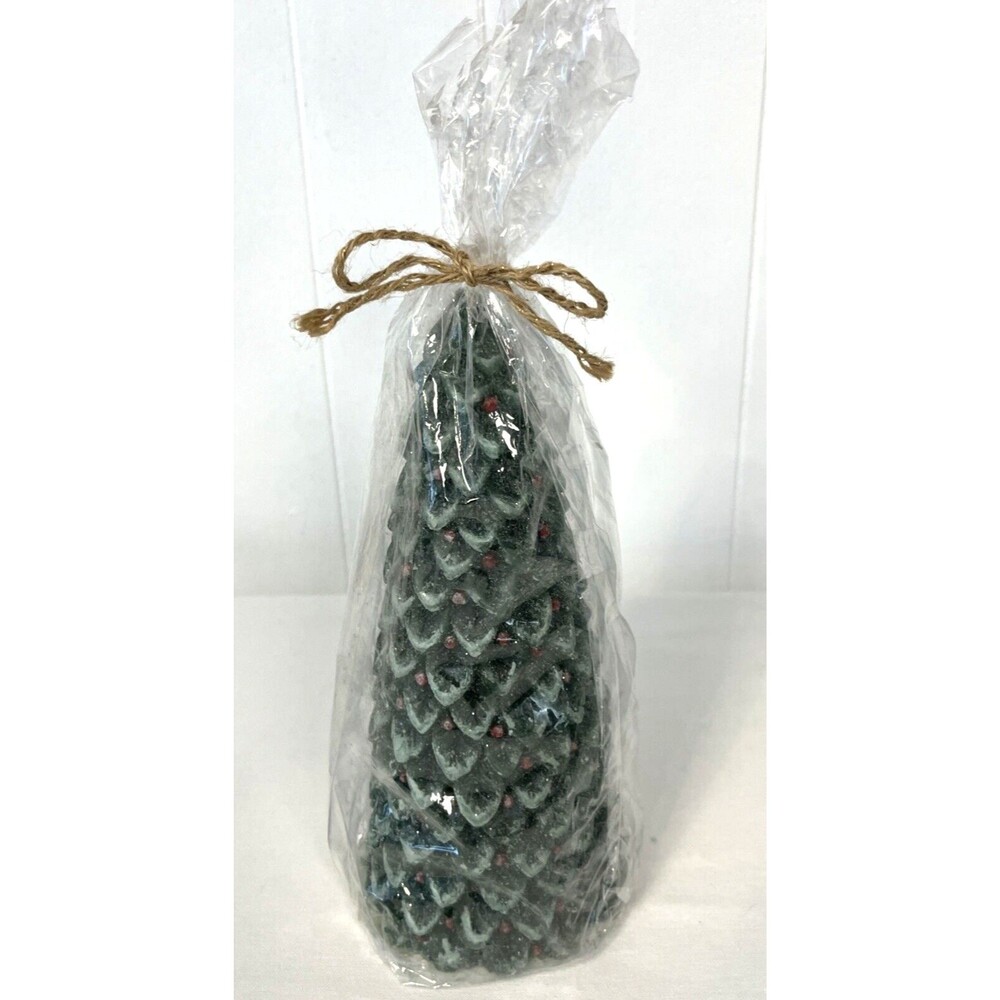 Christmas Tree Candle 10' New in Original Package Holiday Sparkle Red Berries